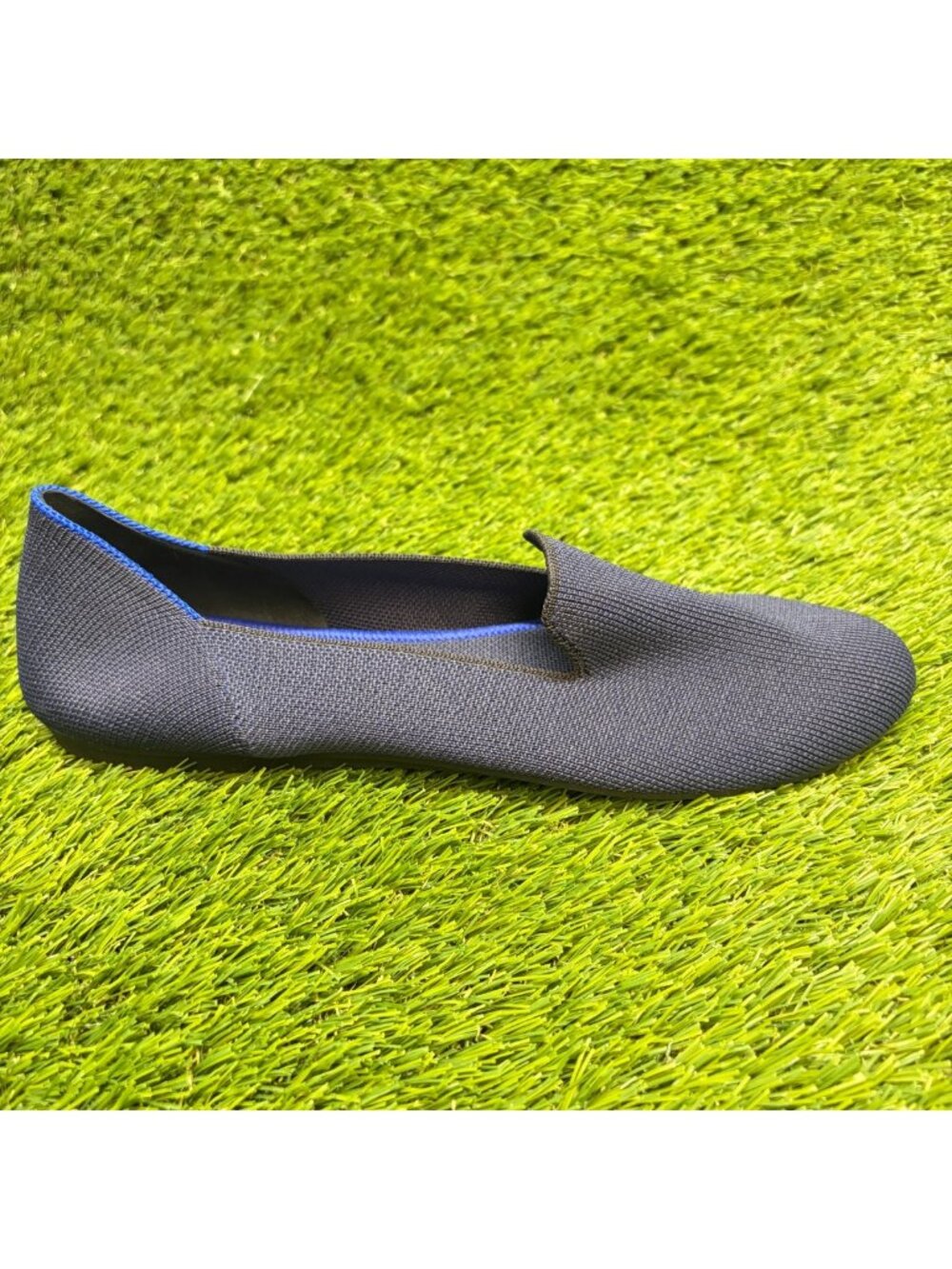 Rothy's The Loafer Womens Size 9.5 Blue Casual Classic Knit Slip On Flats Shoes